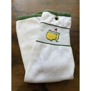 Vintage Augusta National Masters Golf Bag Trifold Towel Souvenir USA